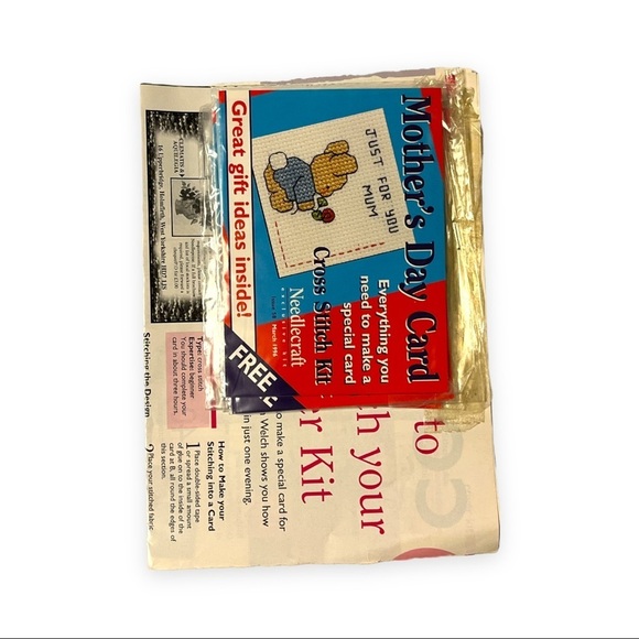 Needlecraft Cross Stitch Mini Cards Mothers Day Birthday Envelopes DIY Lot of 10 - Picture 3 of 7